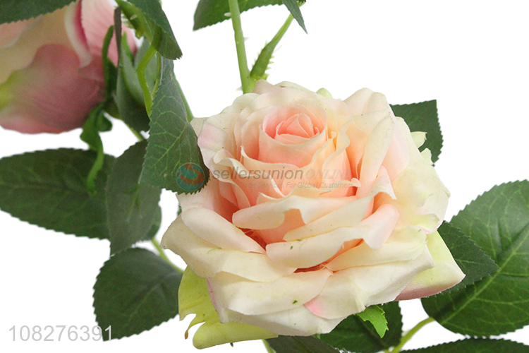 Online wholesale natural 4heads artificial flower for decoration