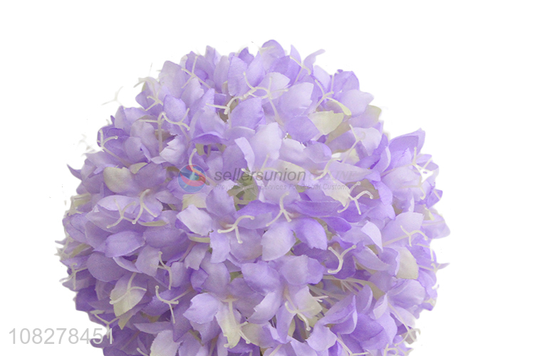 Factory direct sale single hydrangea artificial flower for DIY