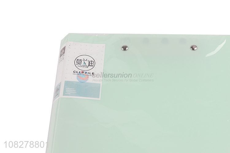 Hot selling office desktop storage folder plastic file folders