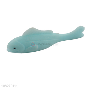 Factory direct sale plastic fish model toy soft pvc animal model toy