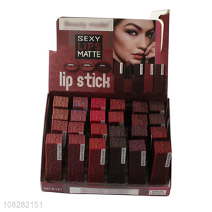 Private label velvety matte lipstick long lasting lip makeup