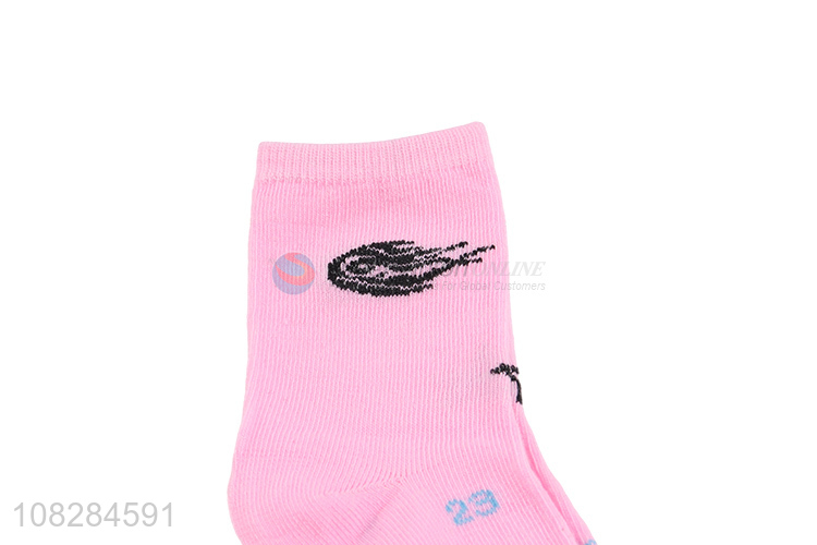 Good price soft kids crew socks children winter warm socks