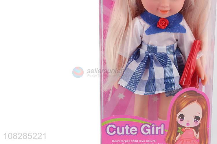 Low price cute girls funny doll toys with top quality