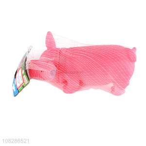 Hot selling PVC simulation pig cute animal model toy