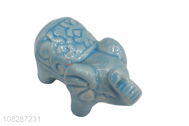 Good price ceramic elephant figurines ceramic animal craft decor