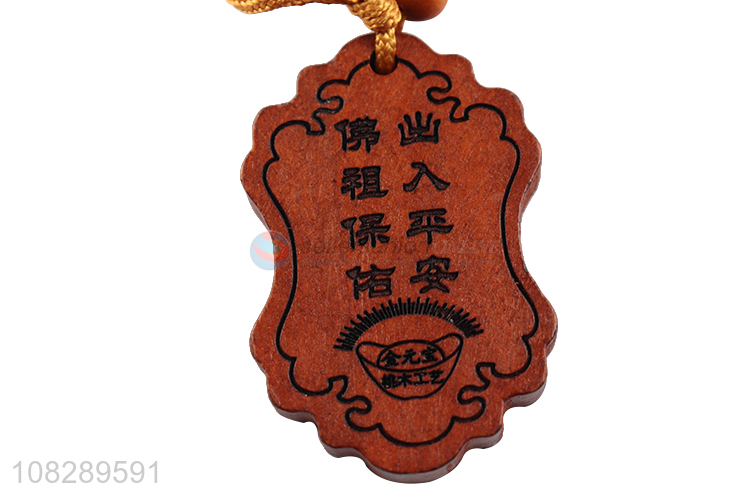 Yiwu market buddha handmade engraving keychain for pendants