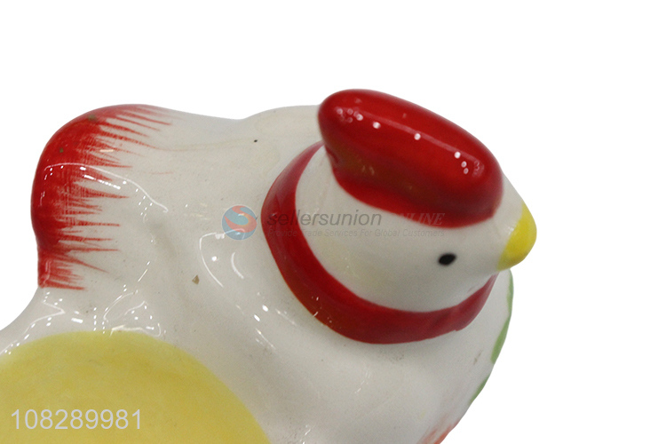 Online wholesale creative rooster ornament ceramic handicrafts