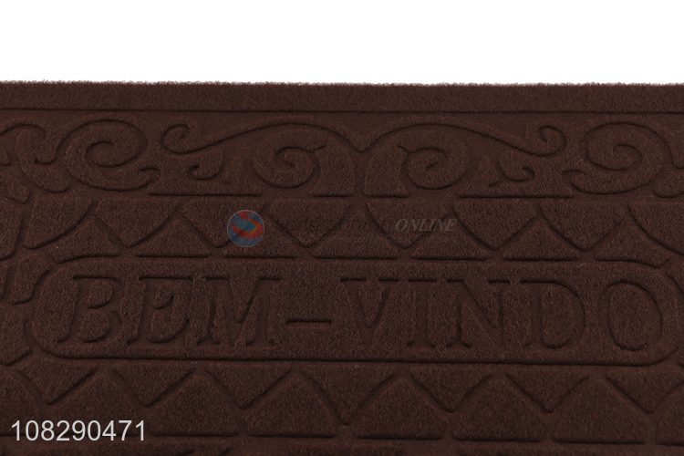 Yiwu supplier PVC door mat porch foot mat for kitchen