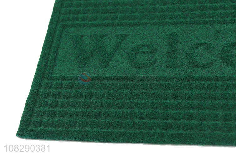 Low price wholesale green door mat home commercial floor mat