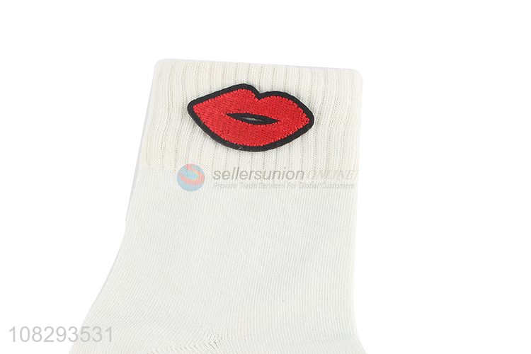 Popular White Ankle Socks Adults Crew Socks Cotton Socks