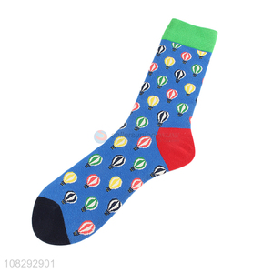 Hot Selling Colorful Socks Adults Cotton Socks Crew Socks