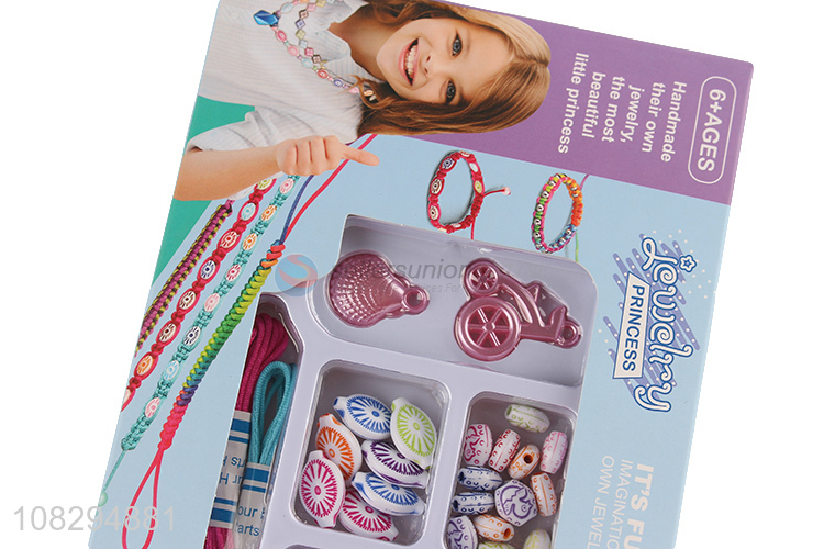 New arrival kids DIY bead set girls jewelry making kit DIY toys