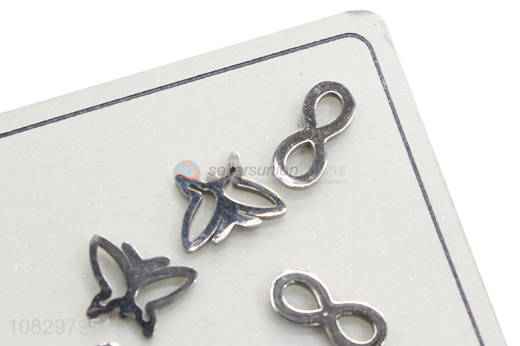 Wholesale stainless steel stud earrings set fashion earrings set