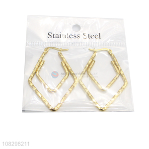 Best selling stainless steel geometric earrings fashion jewelry