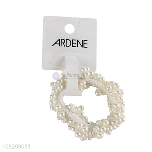 Wholesale fashion pearl hair ring temperament accessories