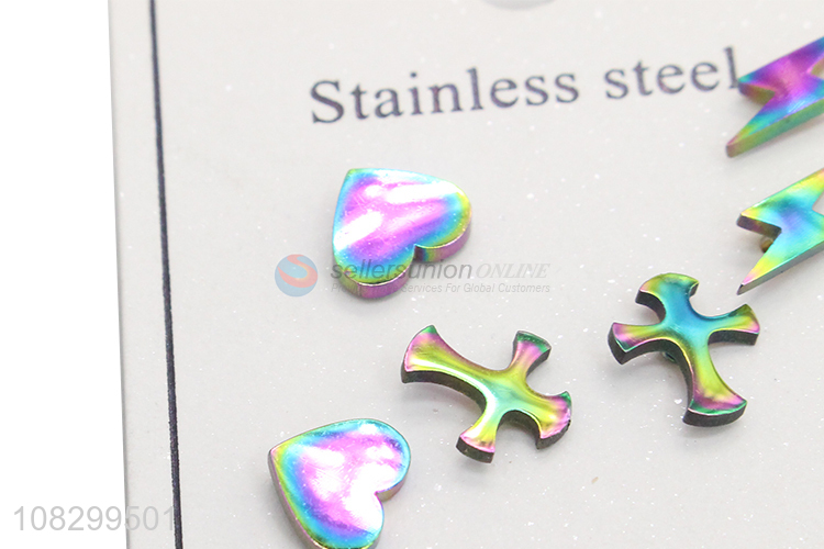 High Quality Ladies Ear Stud Fashion Colorful Earrings