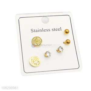 Newest Stylish Stainless Steel Ear Stud Fashion Earrings