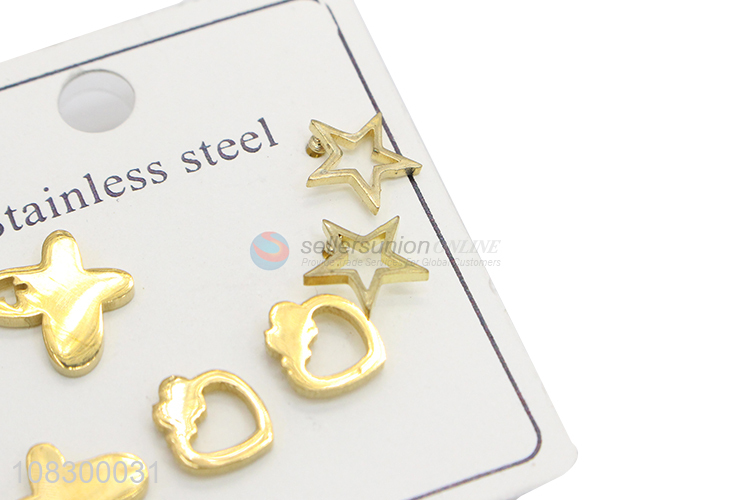 Custom Stylish Stainless Steel Ear Stud Fashion Accessories