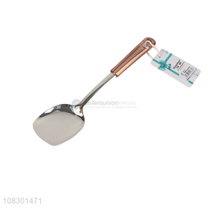 New style stainless steel cooking tools spatula with plastic handle