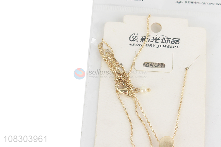 High quality ladies small fresh necklace niche temperament necklace