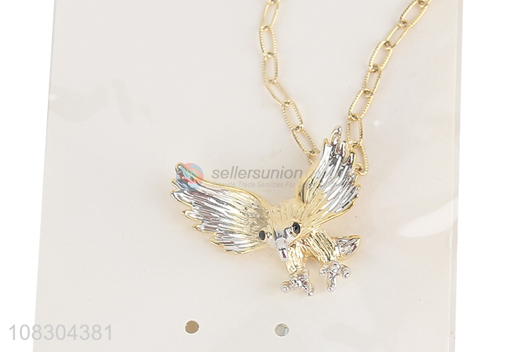 Online wholesale creative eagle necklace neutral fashion necklace