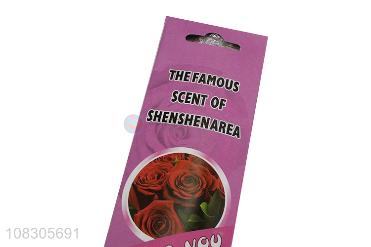 Best selling rose fragrance incense stick with top quality