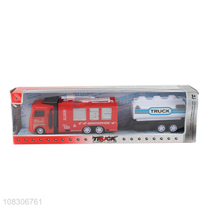 New Design Inertia Truck Simulation Fire Engine Toy Car