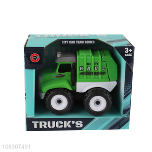 Good Quality Inertial Sanitation Vehicle Cartoon Toy Car