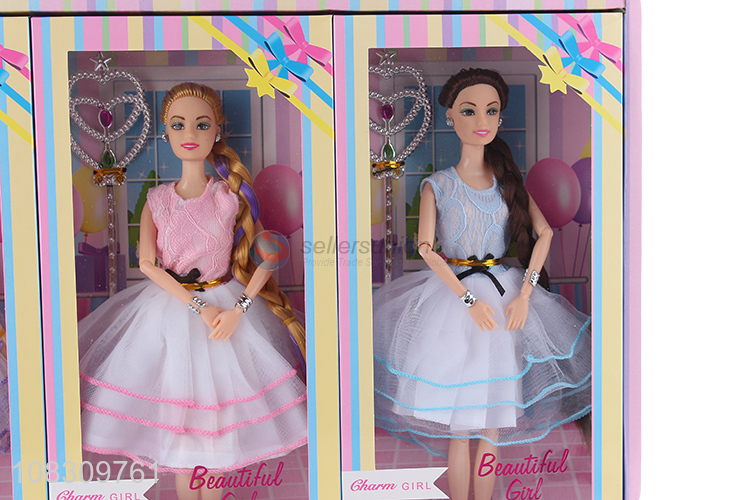 Online supply beauty princess doll girls play house toy doll set