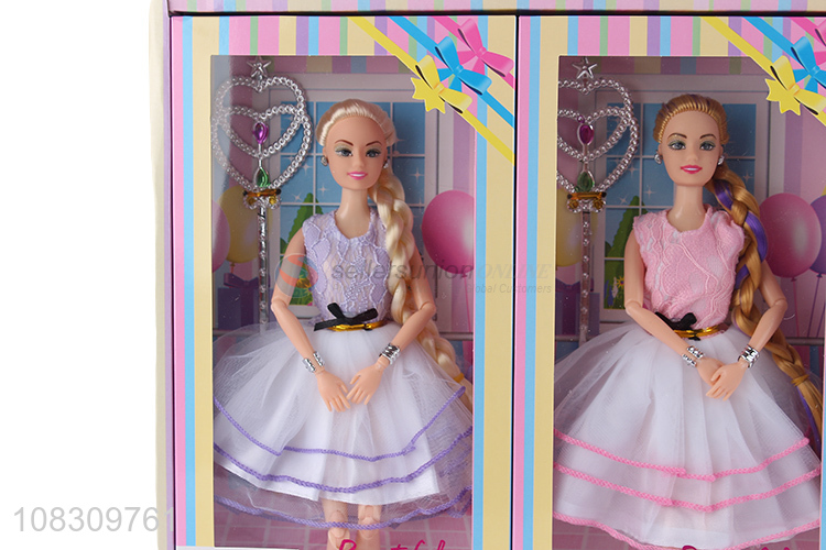 Online supply beauty princess doll girls play house toy doll set