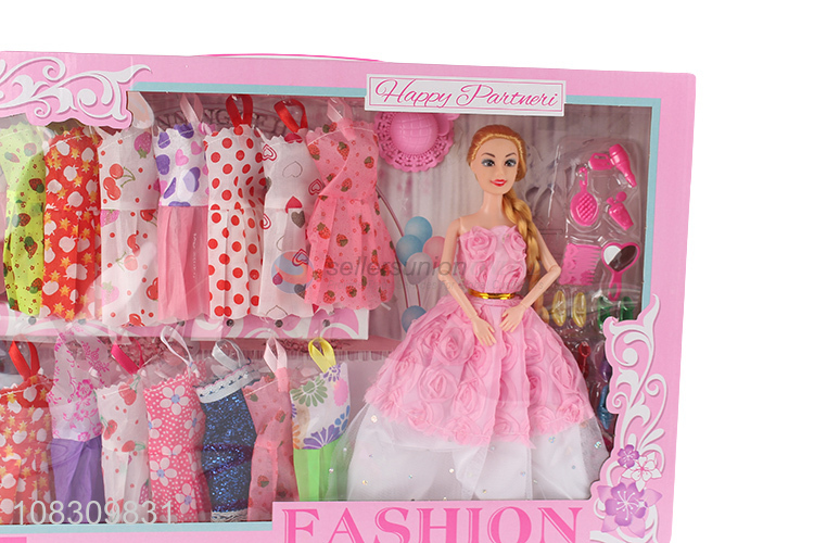 Yiwu wholesale beauty dress up doll toy doll for girls kids