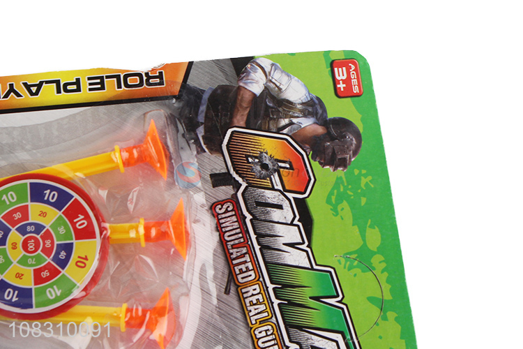 Top selling safe novel shooting plastic gun toys with soft bullet