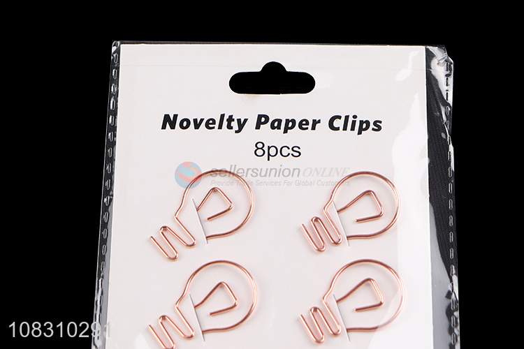 High quality cute mini paper clips iron file pins for sale