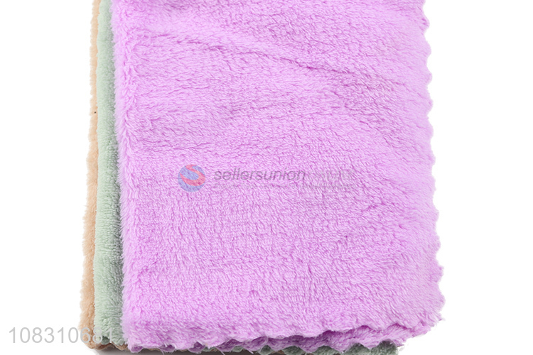 Best selling highly absorbent plush microfiber cleaning cloths