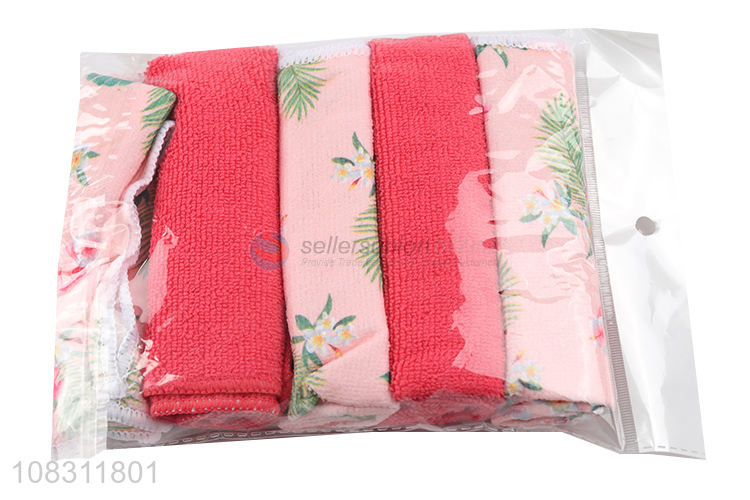 Factory Direct Sale 5 Pieces Cleaning Cloths Set