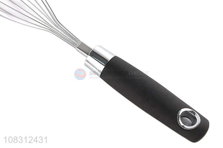 Yiwu market stainless steel egg whisk manual stirring tools