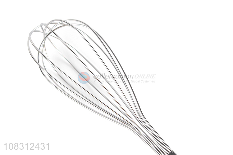 Yiwu market stainless steel egg whisk manual stirring tools