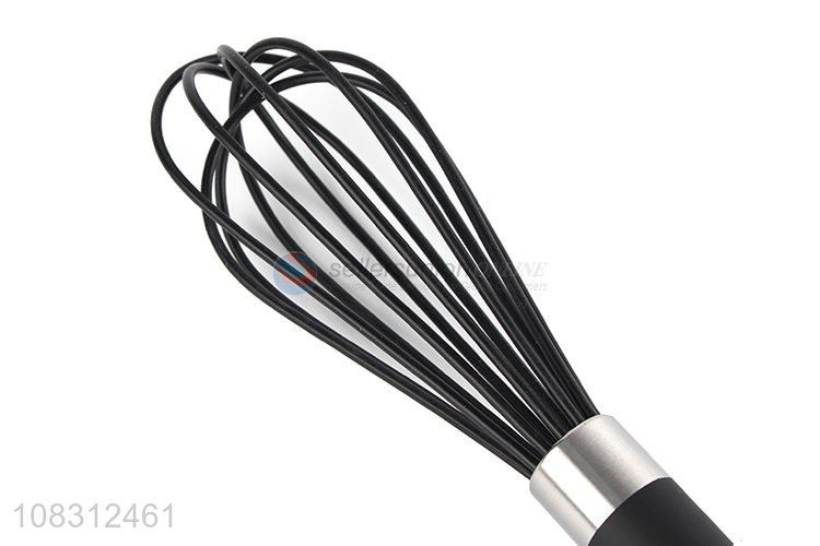 Factory Wholesale Black Stainless Steel Egg Whisk Kitchen Tools