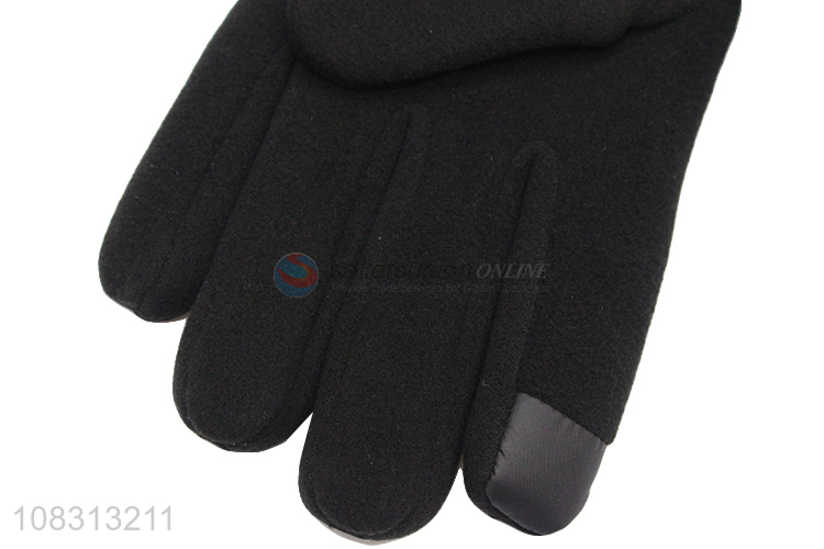 Hot selling men winter warm touchscreen motorcycle riding gloves