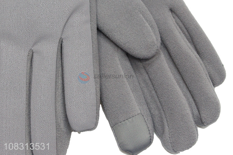 High quality men winter windproof touchscreen motorcycle gloves