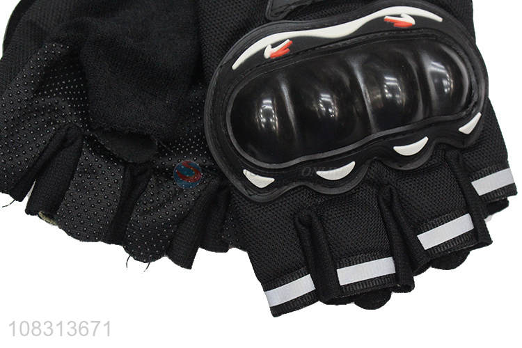 Wholesale fingerless sports gloves half-finger motorcycle gloves