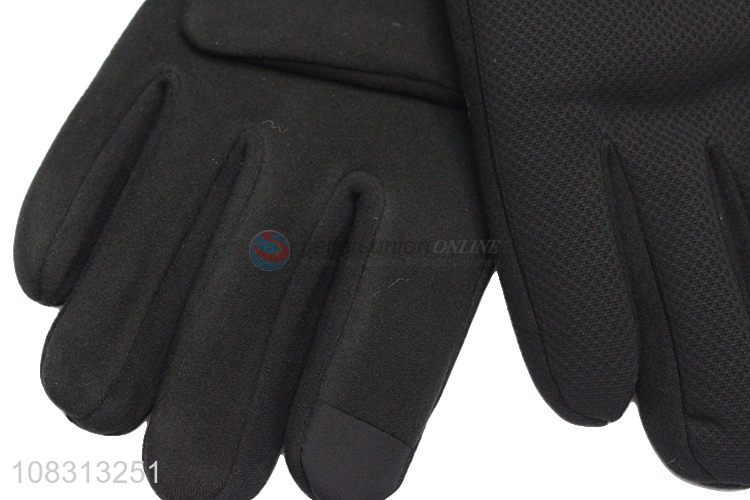 Hot selling men winter warm touchscreen outdoor sports gloves