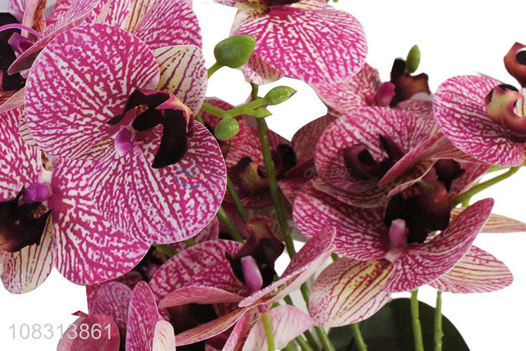 China supplier artificial flowers fake flowers 3D butterfly orchid