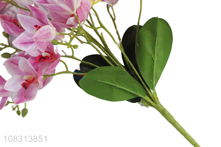 Best quality lifelike artificial flowers fake 3D orchid flowers