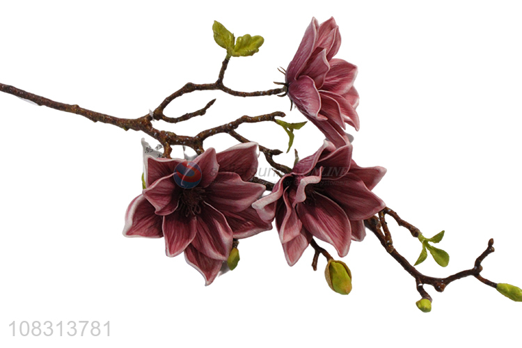 New products artificial magnolia flower room table centerpieces