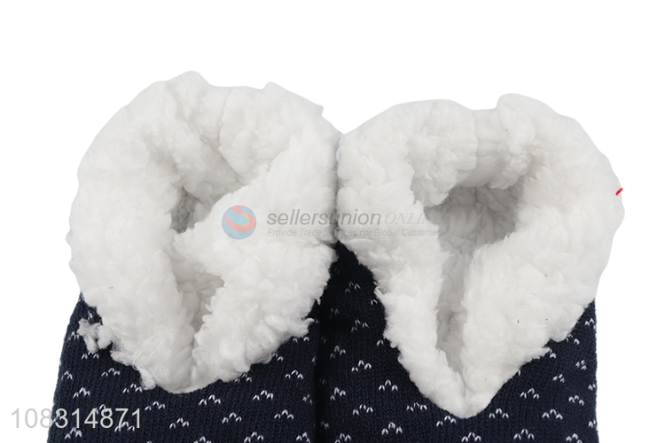 Yiwu wholesale ladies thickened warm fleece socks floor socks