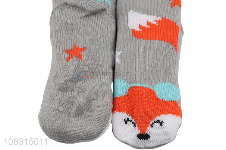 Good wholesale price ladies fleece socks warm floor socks