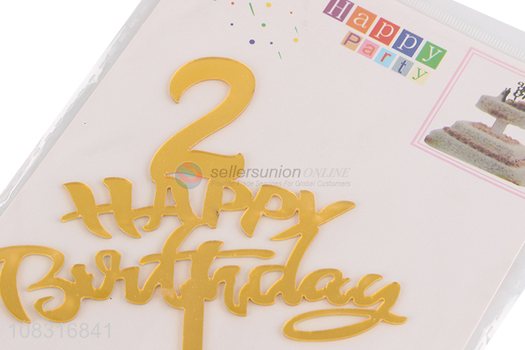 Hot items acrylic cake topper birthday cake topper