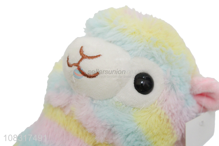 Wholesale rainbow color stuffed animal toy plush dolls