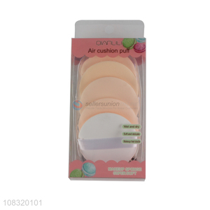 Yiwu market creative air cushion puff ladies makeup puff set